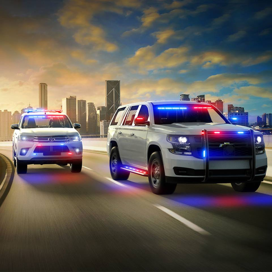 led police lights, emergency warning lights, Police LED lights China