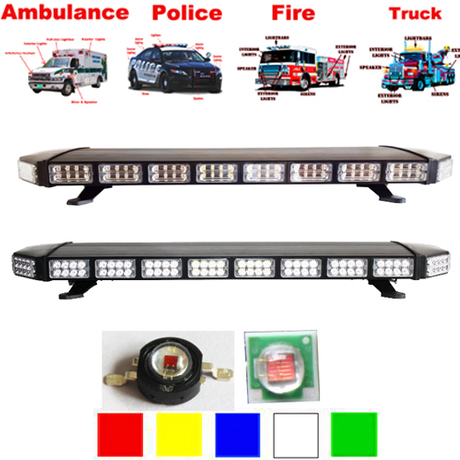 two row led truck police warning light bar - led police lights ...